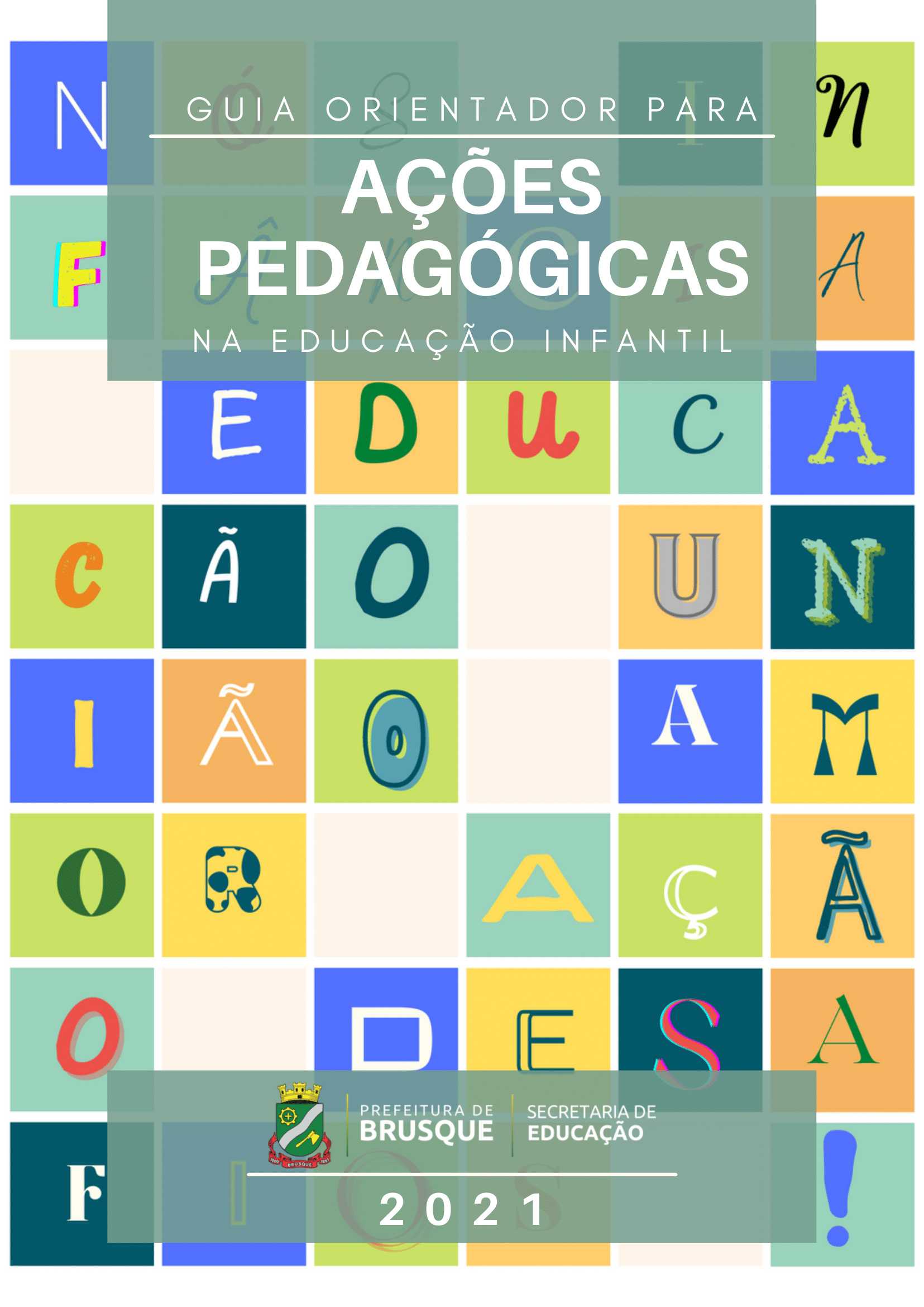 Capa Ações pedagógicas Ed. Infantil 2021-1